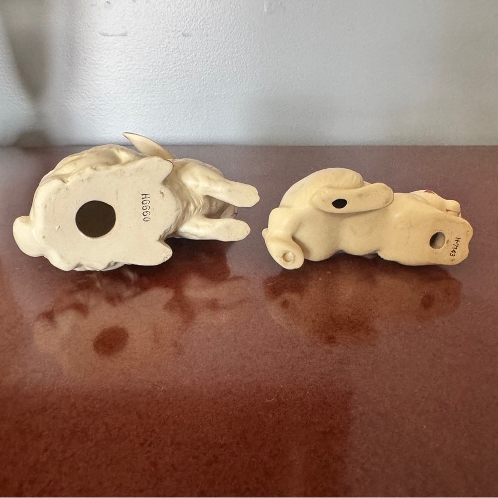 Lefton Rabbit Figurine Pair - Picture 3 of 3